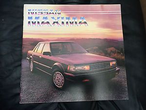 1985 nissan maxima original sales brochure catalog