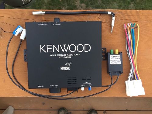 Kenwood sirius satellite radio tuner ktc-sr901, alc module, &amp; wiring harness!