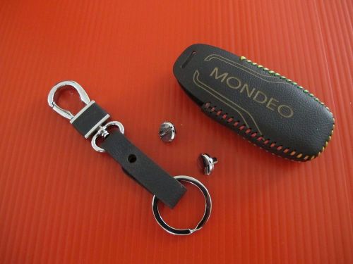 Remote smart key leather case cover shell for ford mondeo contour fusion mkv mul
