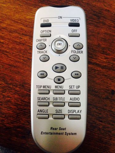 2007 toyota sienna rear entertainment dvd remote #86170-45020
