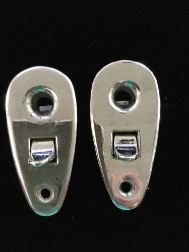 1963 to 1967 corvette convertible top rear chrome latch