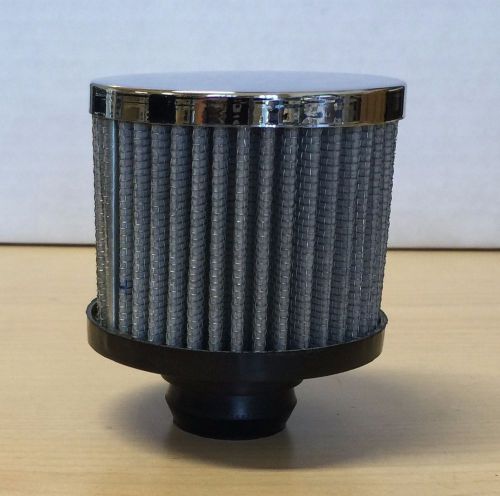 Bbc bbc chevy sbf ford tall chrome valve cover breather