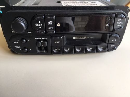 Chrysler am fm radio oem original factory plymouth cassette jeep