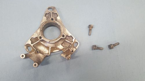 Banshee stock timing plate modified for adjustable timing with mounting bolts