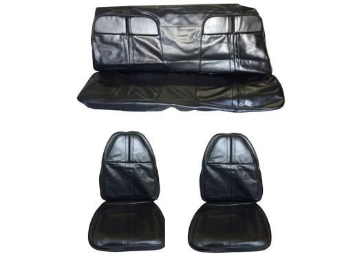 1971 cuda barracuda front &amp; rear seat cover upholstery set - brand new