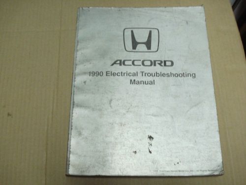 1990 honda accord electrical troubleshooting manual