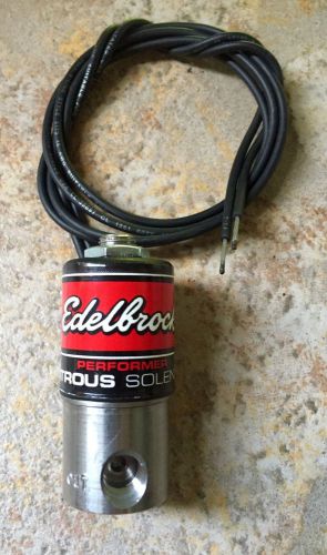 Edelbrock performer nitrous solenoid stainless steel part# 72000