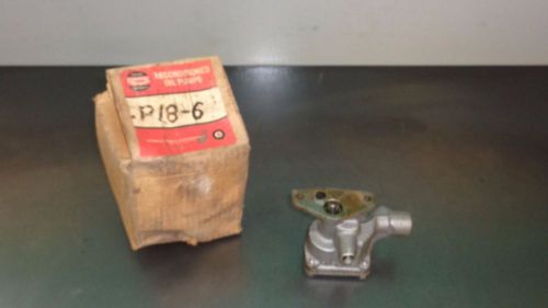 Reman federal mogul oil pump p18-6 gm 3832182 6-cylinder 292 250 230 215 194
