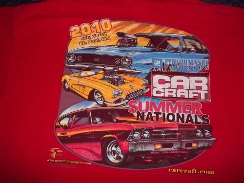Car show event t-shirt car craft summer nationals preowned size xx-large n/r