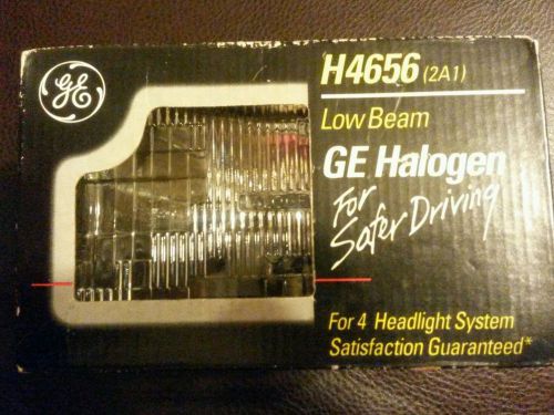 New ge halogen h4656 (2a1) - one low beam headlight lamp