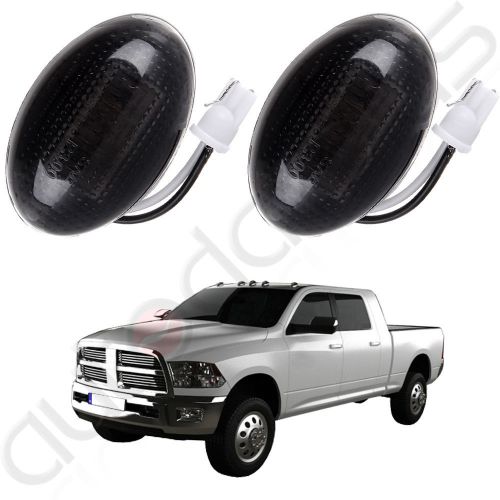 2x red led side fender marker dually bed lights rear for 1999-2010 ford f350