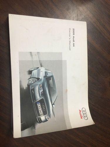 2005 audi a4 owners manual