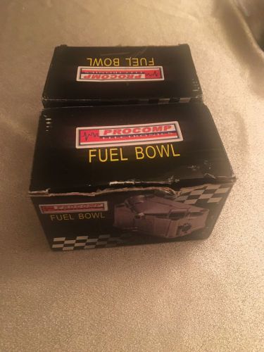 Chrome holley double pump bowls