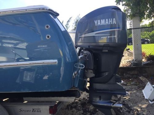 2007 single yamaha f250 250+hp outboard engine 25" high hour lf250txr w prop