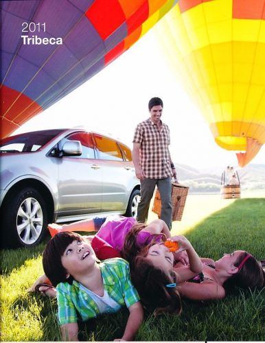 2011 subaru tribeca 34-page original car sales brochure catalog