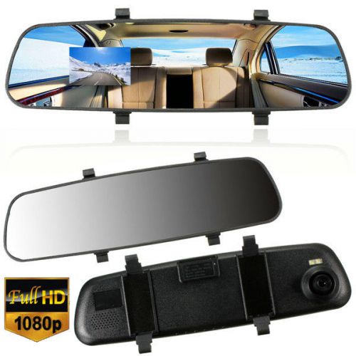 2.7 inch 1080p hd lcd dvr car camera dash cam video recorder rearview mirror