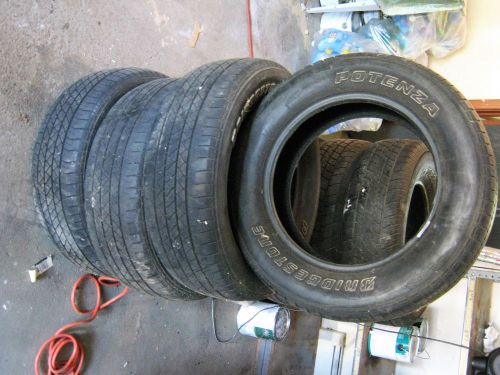 225/60r16-bridgestone potenza used set of (4)