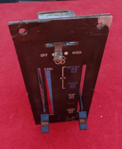 Peterbilt 362 ac heater hvac controls red dot cabover