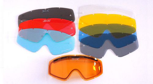 Eks brand x-grom double pane vented blue mirrored/persimmon 067-40070