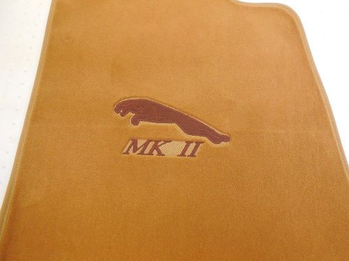 Jaguar mk ii floor mats with leaping cats, brand new 4 piece set