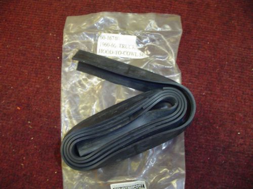 1960-66 chevy &amp; gmc truck rubber hood to cowl seal