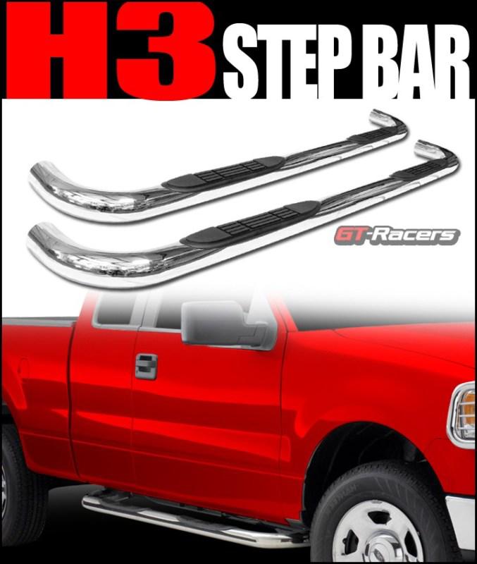 Buy 3" TUBE STAINLESS SIDE STEP NERF BARS rail running boards 20062011