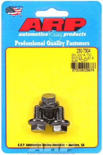 Arp torque converter bolts 10mmx1.5&#034; hex steel chevy 200-4r 700r4 4l60 4l60e