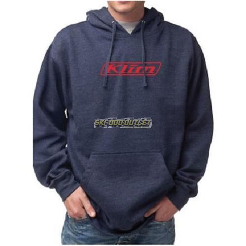 2017 klim word pullover hoodie - blue