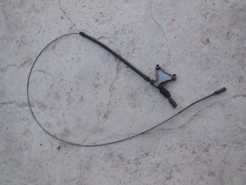 Porsche 356 clutch cable with bracket