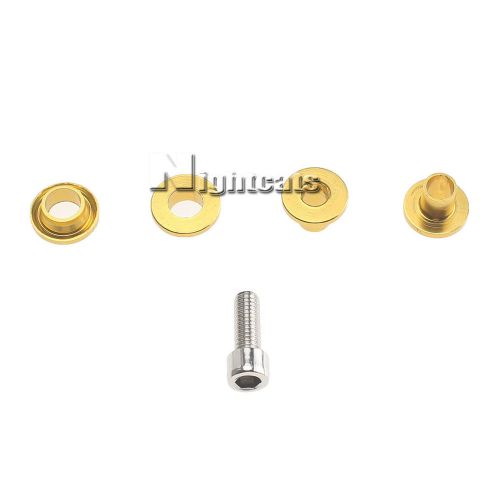 Yellow street sport bike race fluid tank brake stay master cylnder mount bracket