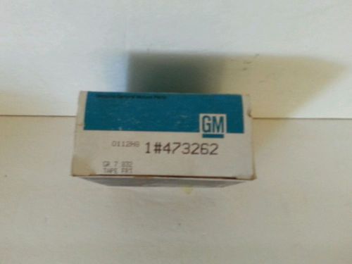 1978 corvette nos 473262 25th silver anniversary rear bumper tape decal stripe