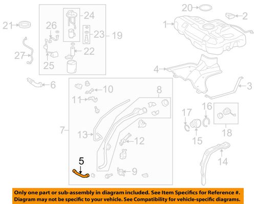 Toyota oem 05-16 corolla 1.8l-l4 fuel system-connector hose 7721302060