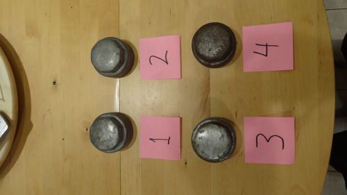 Threaded bearing caps for vintage trailer