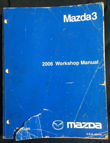 2006 mazda3 factory oem workshop manual