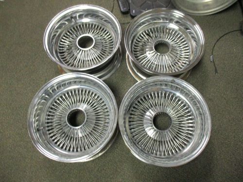 Real wire wheels set of four