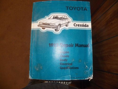 1982 toyota cressida oem service manual engine chassis body elec specs free ship