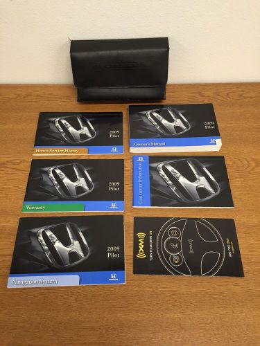 2009 honda pilot with navigation owners manual set with free shipping