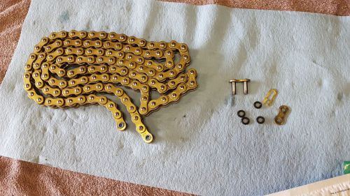 Banshee 76" primary drive gold o ring chain +6" extended swing arm