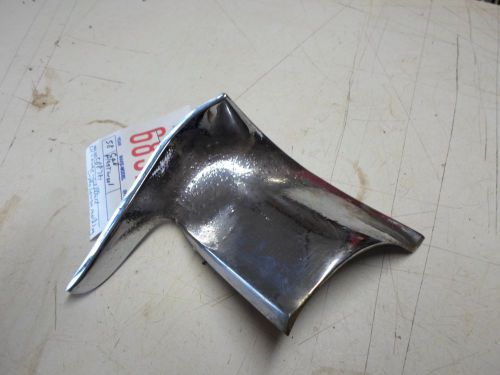 1958 cadillac fleetwood left side lower inside window molding oem chrome