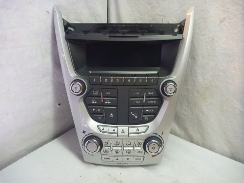 10 11 gmc terrain ac / heat climate &amp; radio control panel 20920042 qp777