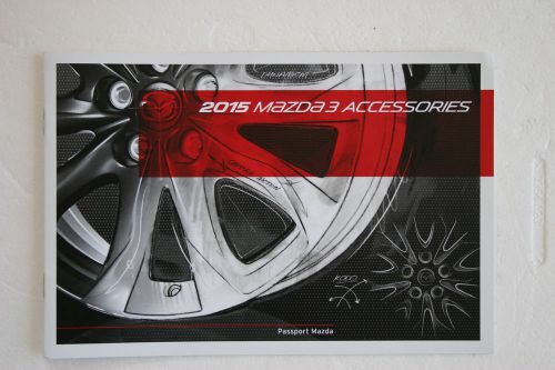 2015 mazda 3 accessories brochure