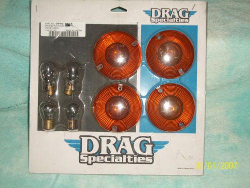 Harley-davidson stock smoked flat lenses &amp; bulbs