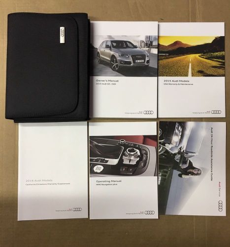 2015 audi q5 | sq5 owner&#039;s manual with case