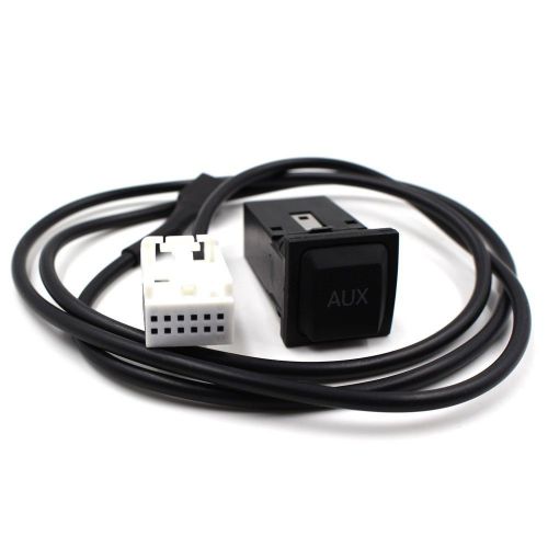 Aux audio cable switch socket rcd510/310 vw golf mk6 bora sagitar tiguan