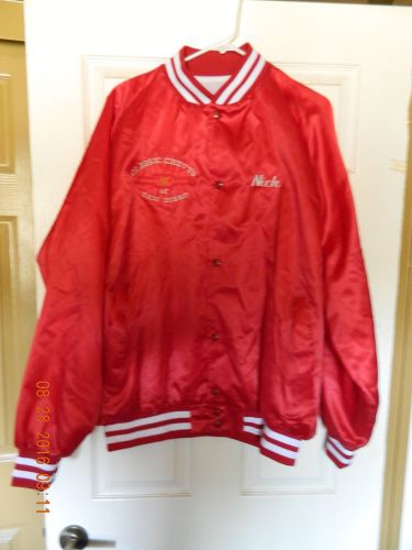 Vintage embroidered jacket classic chevy's of san diego club  beautiful!