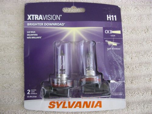 Headlight bulbs 9003, 9040, h11, h9, sylvania xtravision basic tested free ship