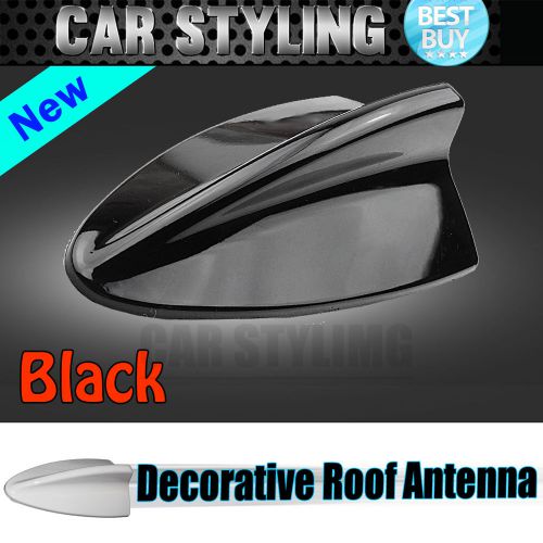 Hot!! black dummy decoration shark fin roof aerial decorative antenna for cars