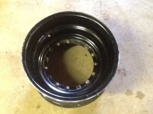 Sprint car front wheel black 9.5 x 4" off