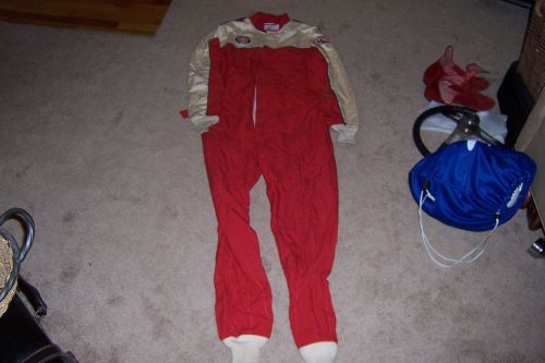 Large bell nomex iii racestar racing suit one piece andretti series