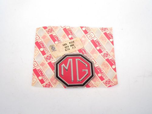 Mgb &amp; mg midget 1970 1971 1972 new unipart brand mg front grille badge  aha9318